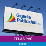 Tela PVC blanca para impresión de gigantografía en alta resolución y publicidad exterior