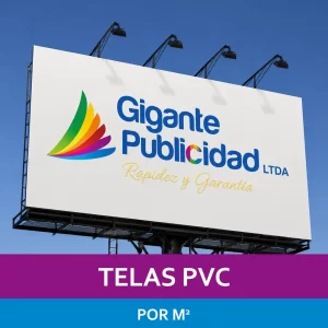 Tela PVC blanca para impresión de gigantografía en alta resolución y publicidad exterior